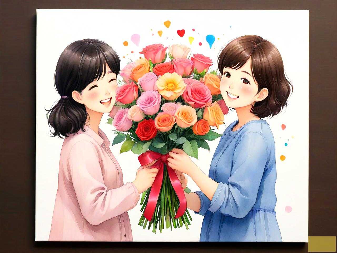 生日女性朋友送什么花