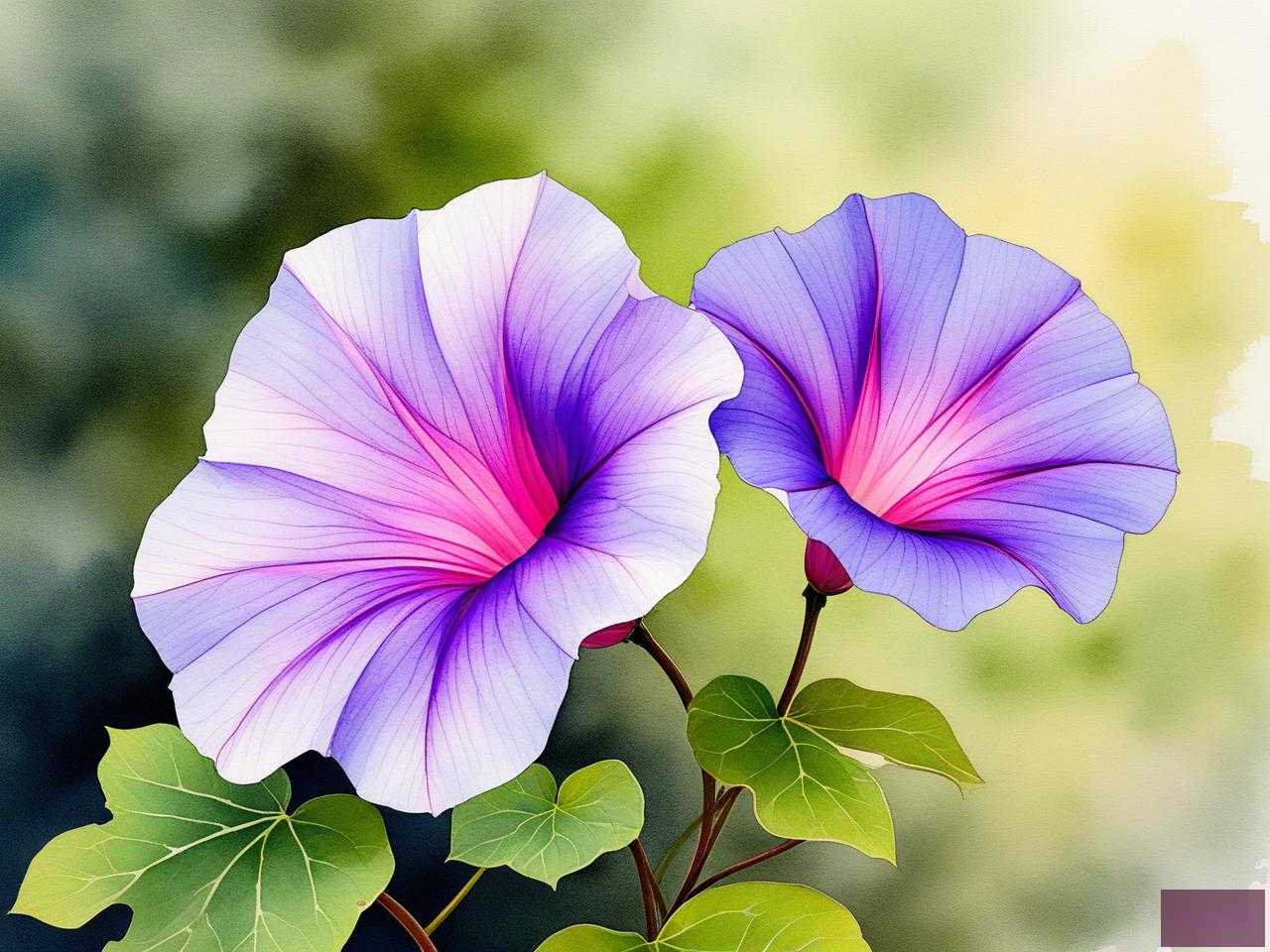 2025年牵牛花花朵像什么
