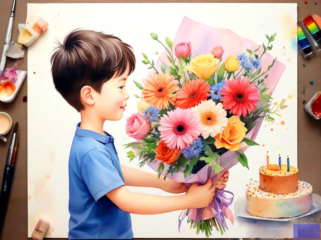 儿子过生日送什么花好