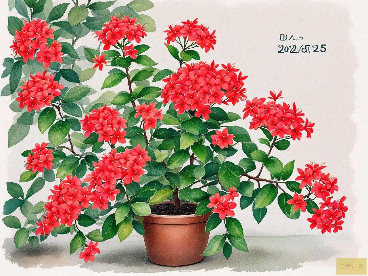 2025年龙船花一年长多高