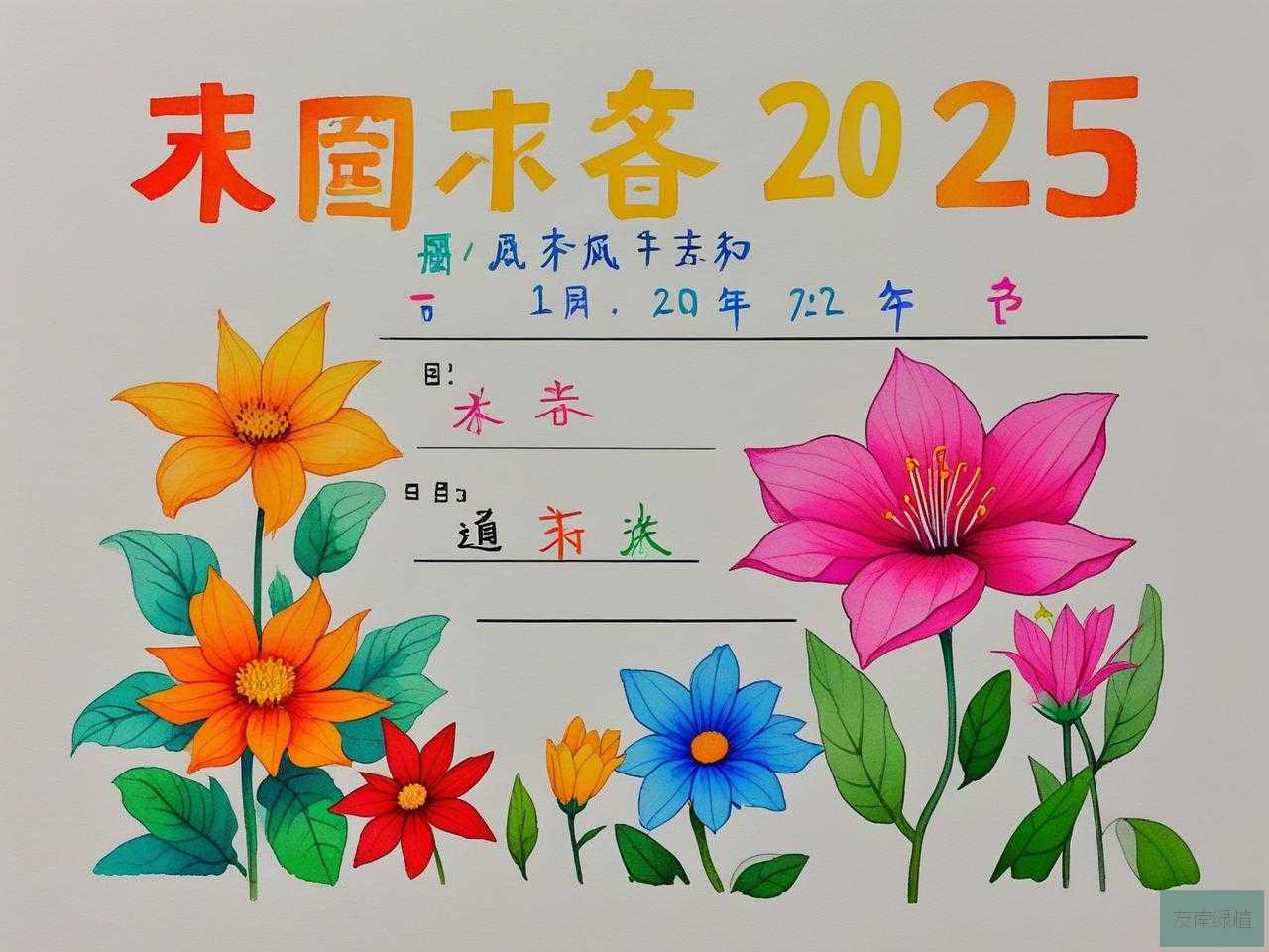 2025年花名的词语有哪些