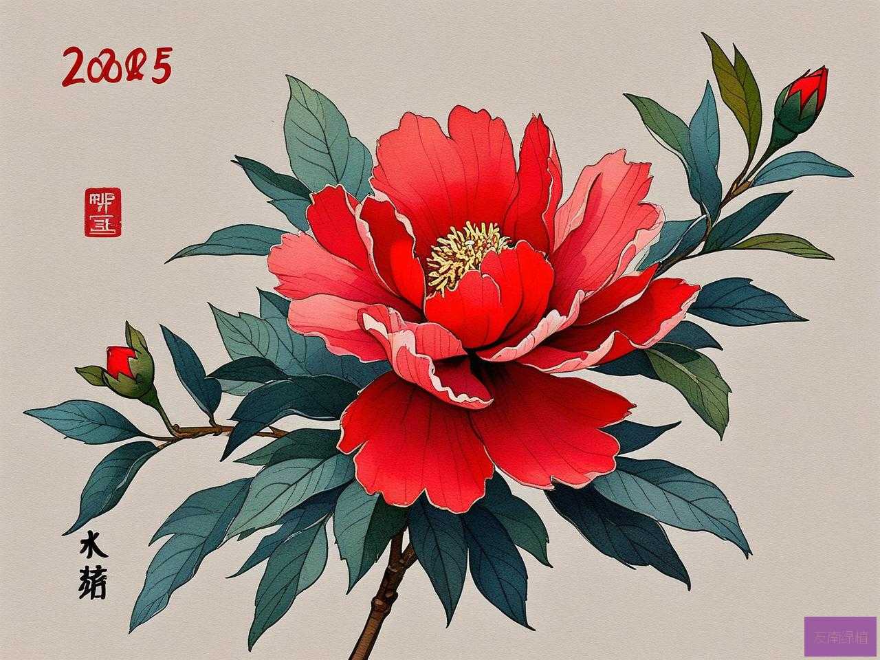 2025年寓意红红火火的花