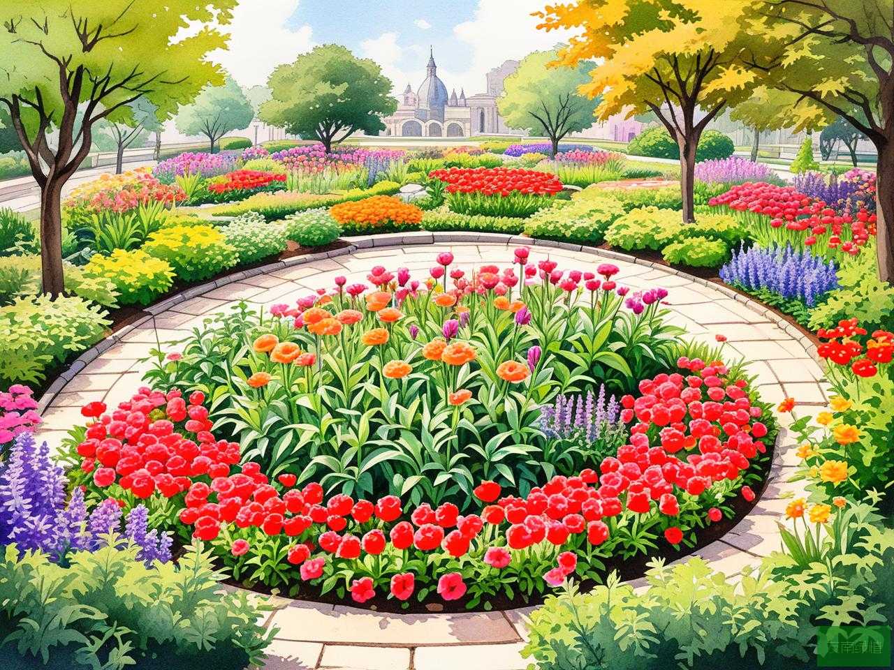 2025年花坛里种什么植物