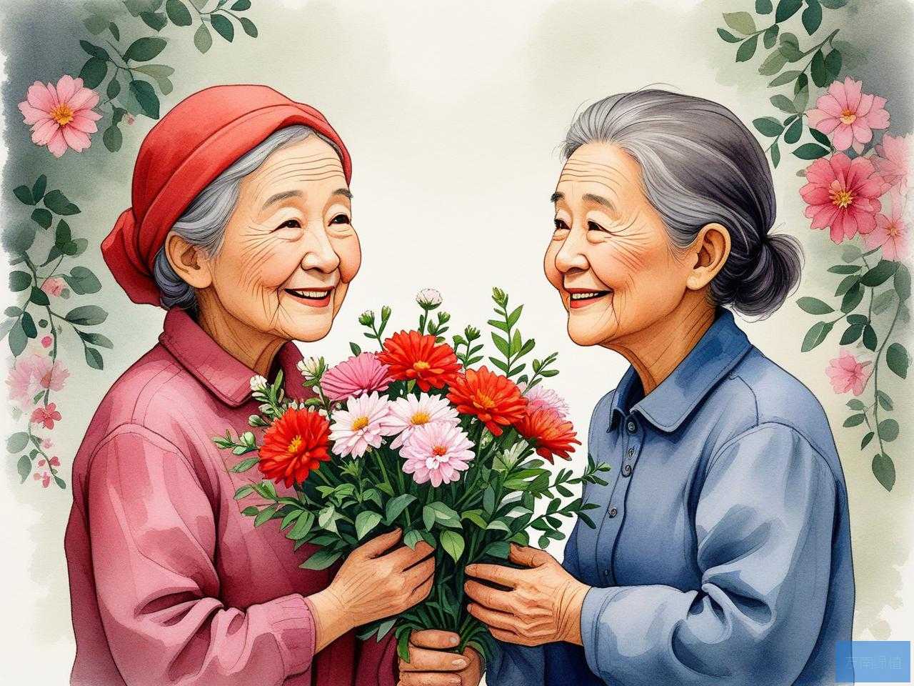 2025年看望老人送什么花