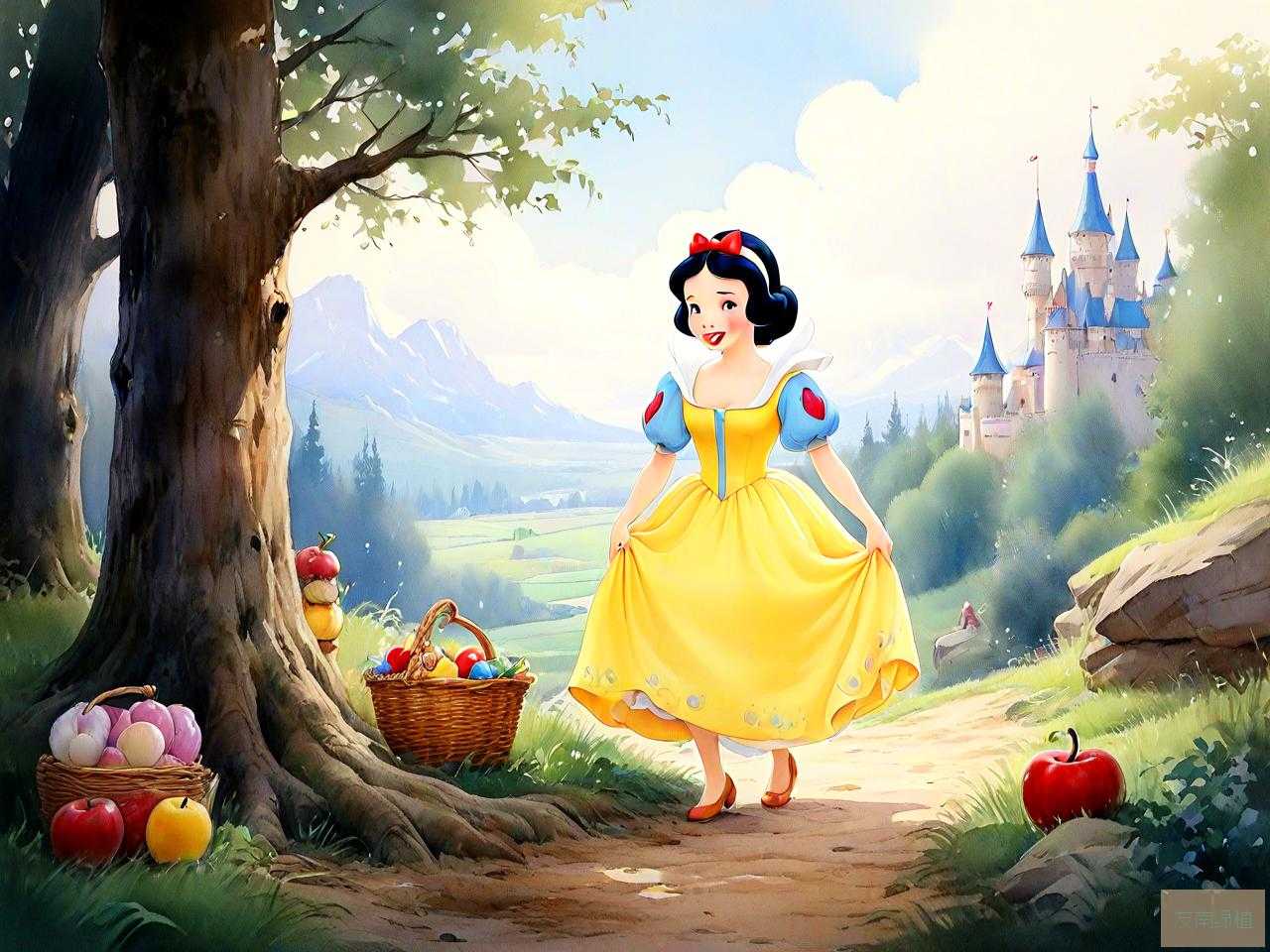 白雪公主和贝尔的故事