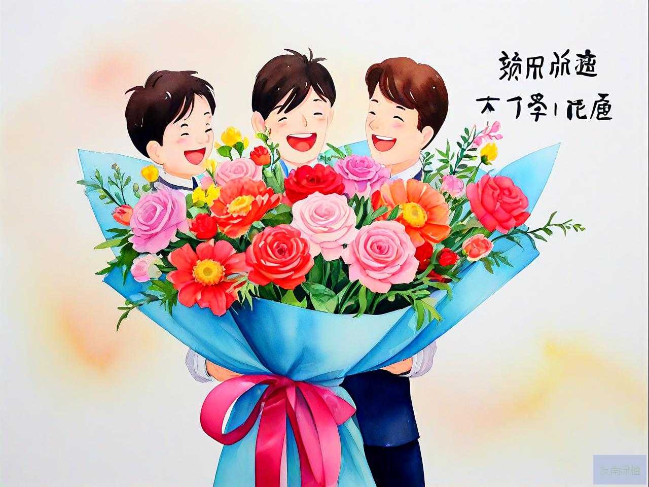 庆祝别人开业送什么花