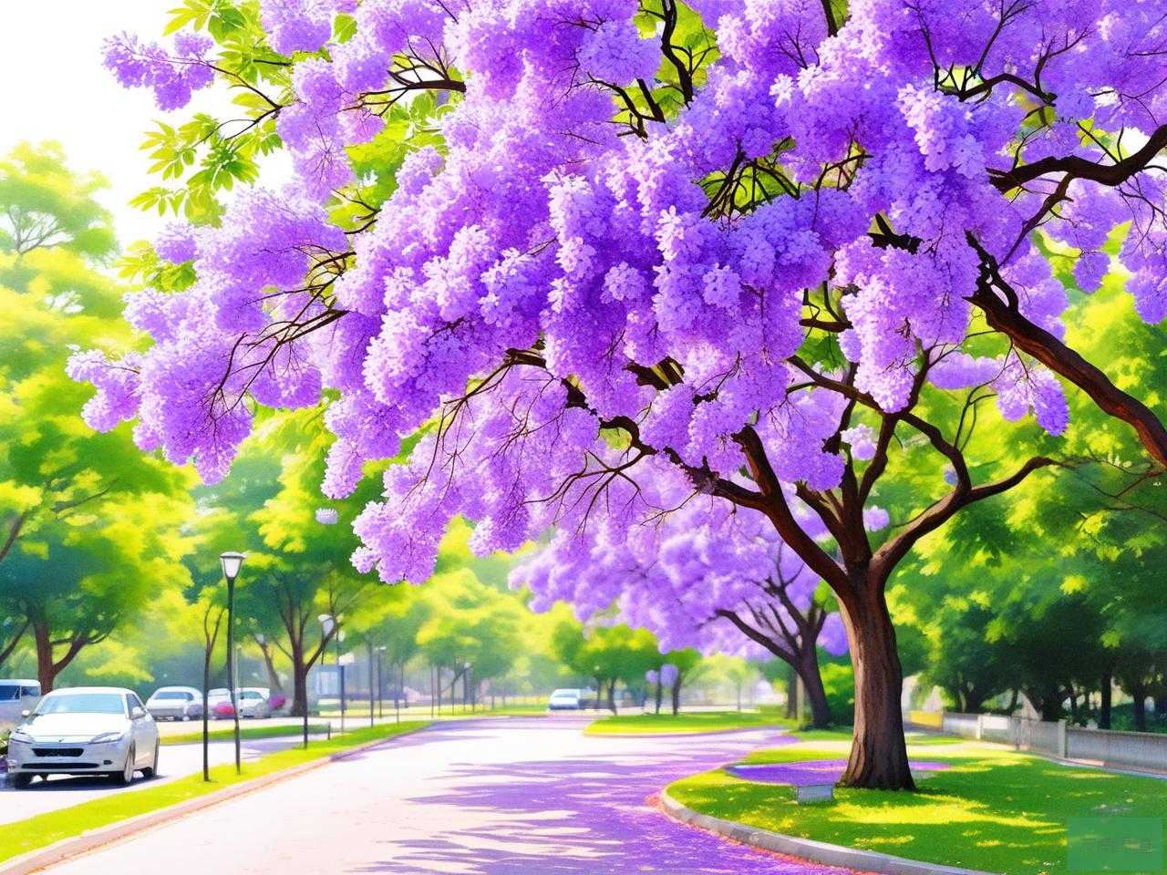 2025年蓝花楹花语及寓意