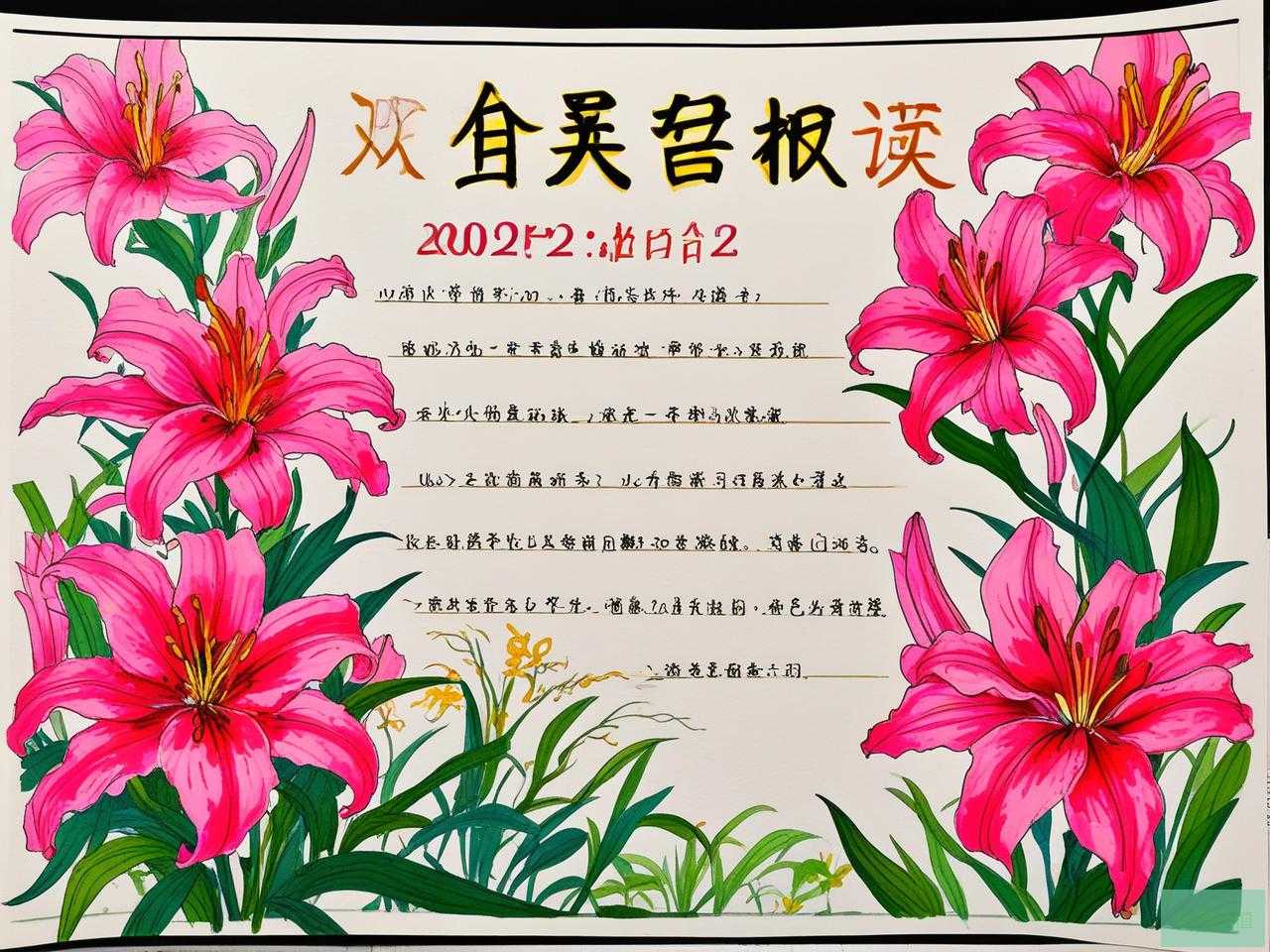 2025年百合花课文读后感