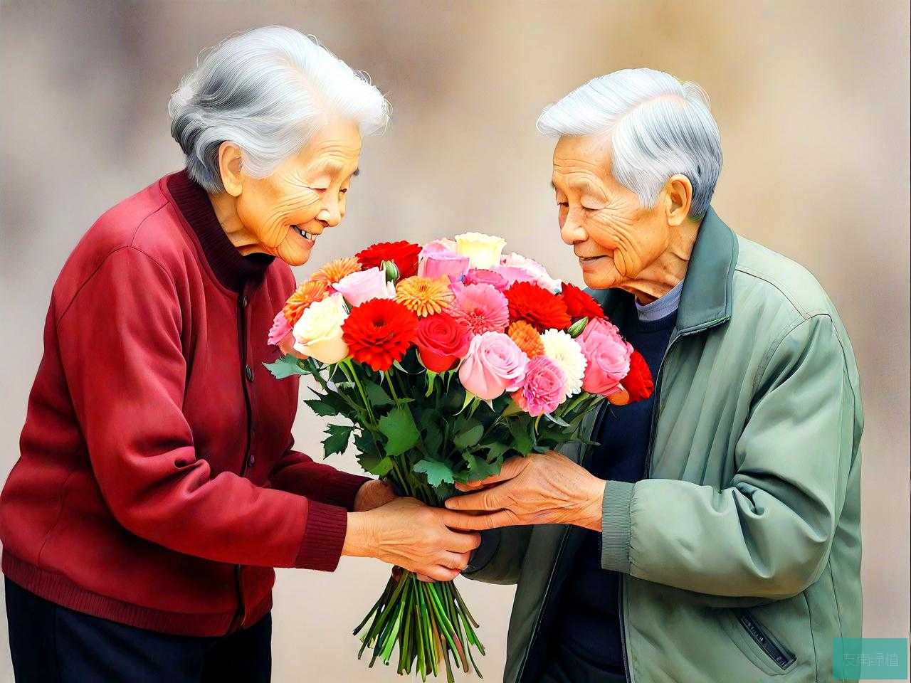 给老人祝寿送什么鲜花