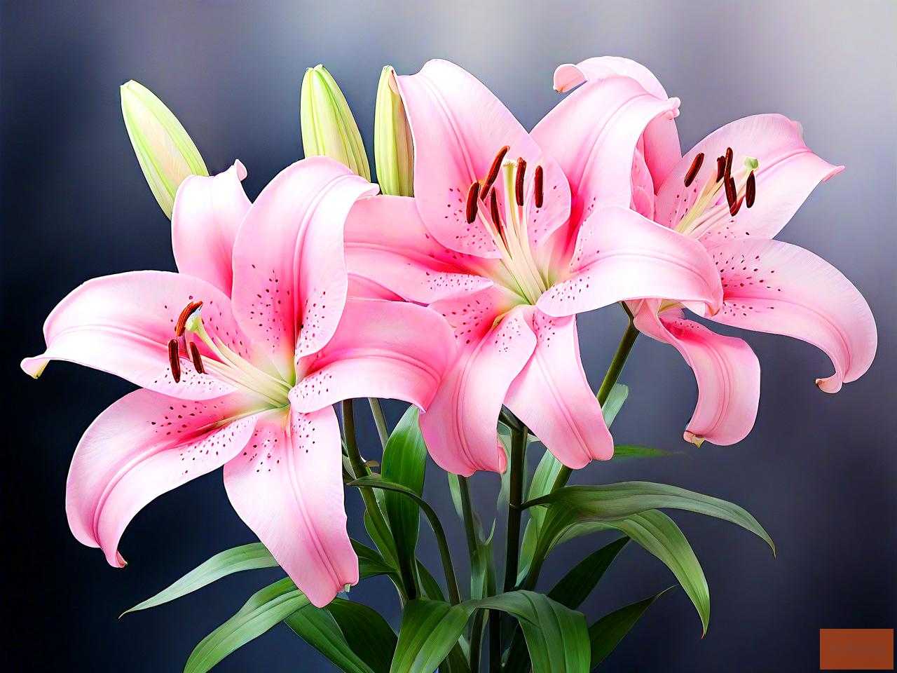 粉色百合花是什么意思