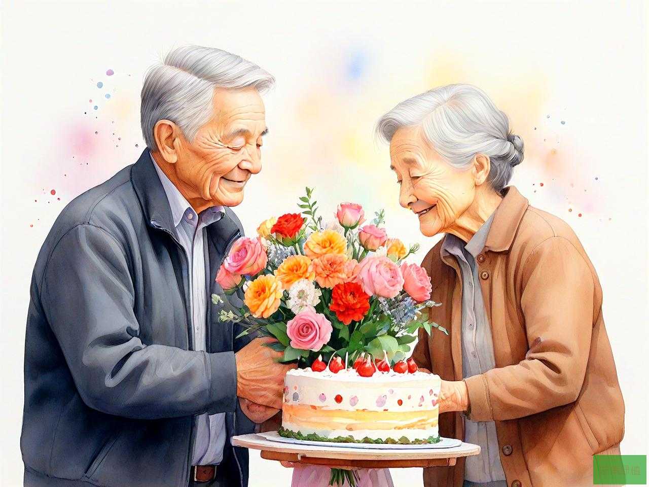 给老人过生日送什么花