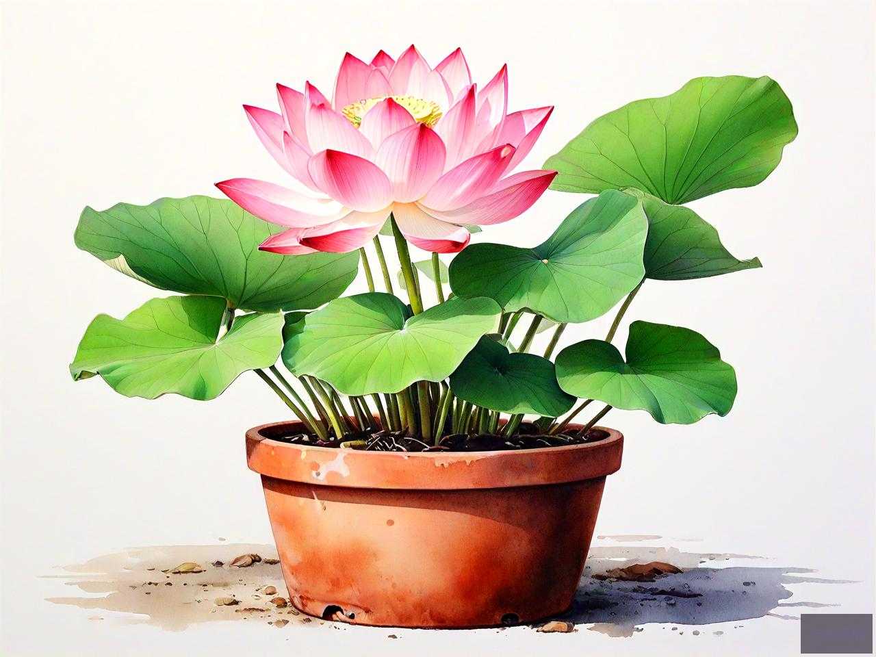 盆栽荷花苗的种植方法