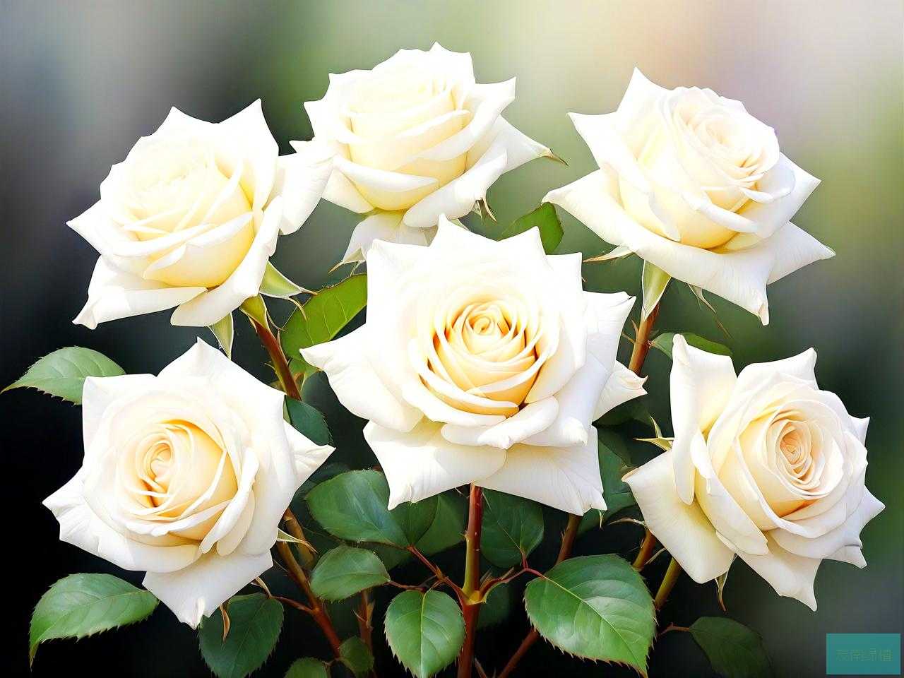 六朵白玫瑰花语是什么