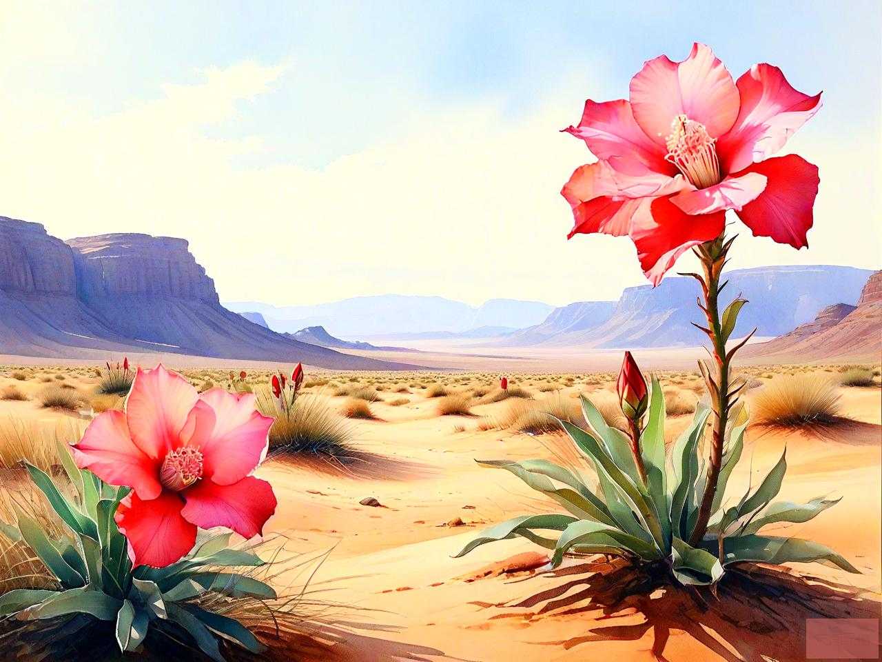 沙漠玫瑰是什么样的花