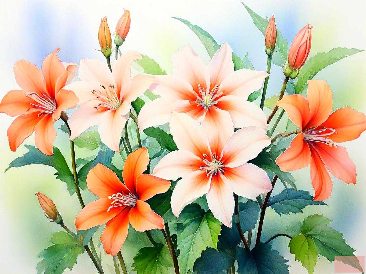 半夏的花是什么样子的