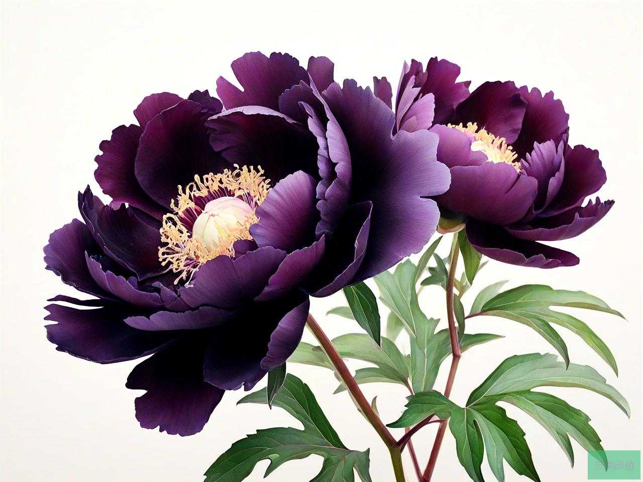 黑牡丹花是什么样子的