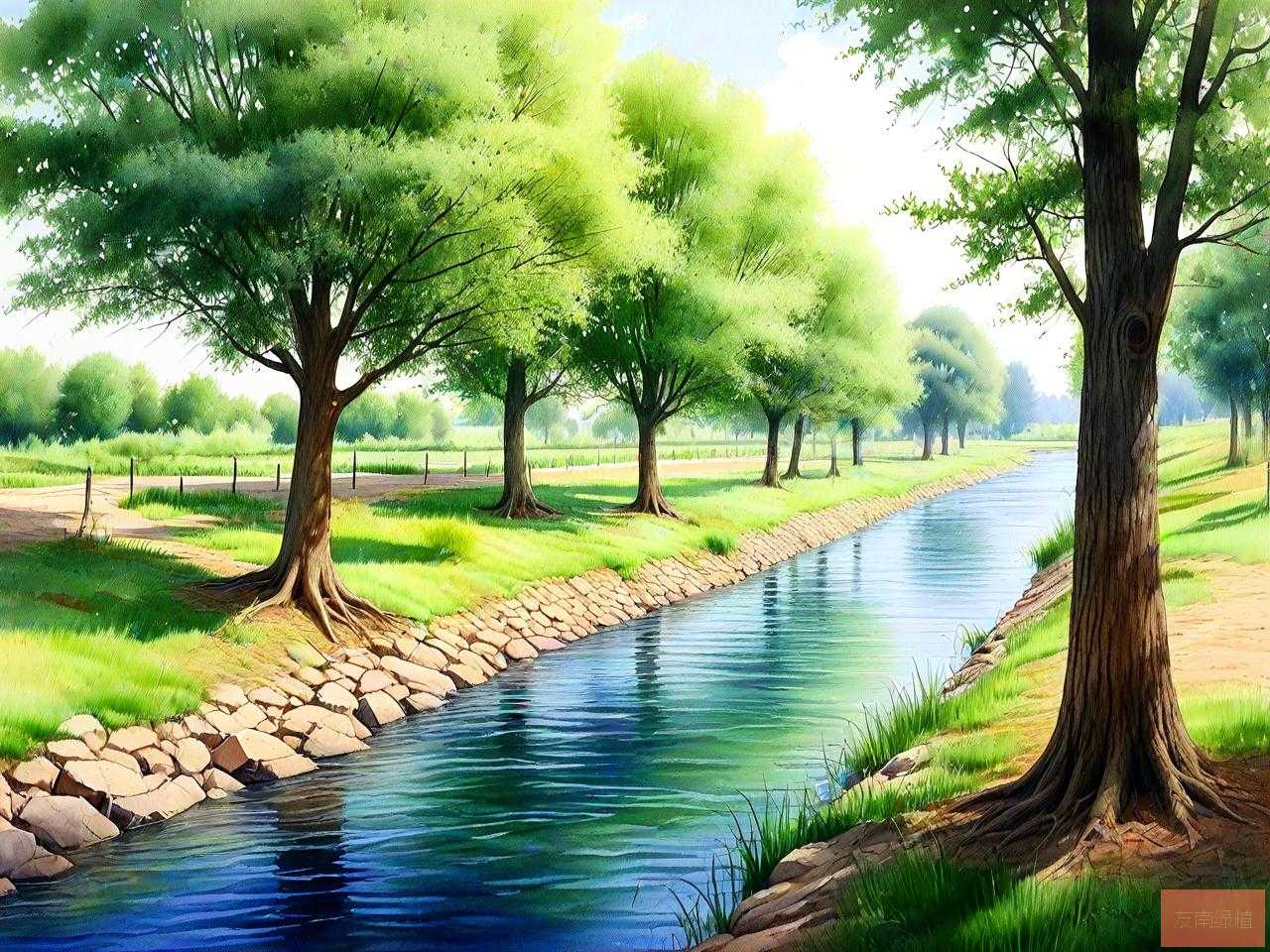 护河堤适合种植什么树