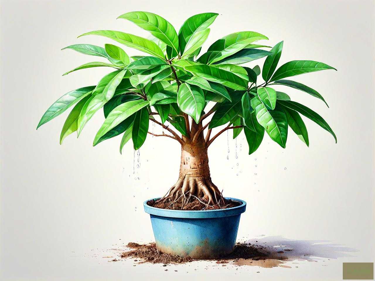 发财树刚栽上要浇水吗