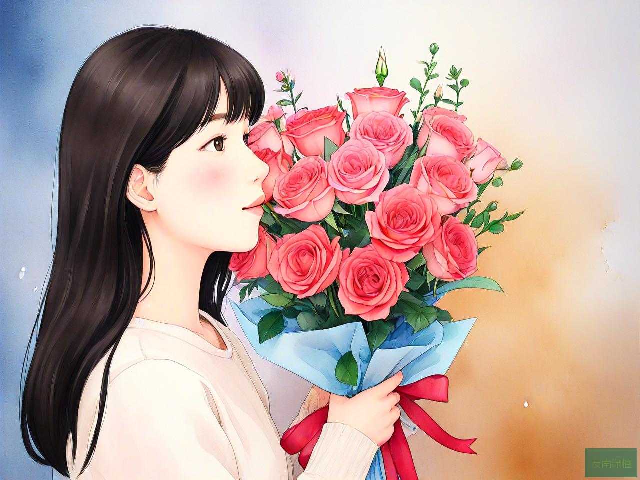 女友生日送花贺卡内容