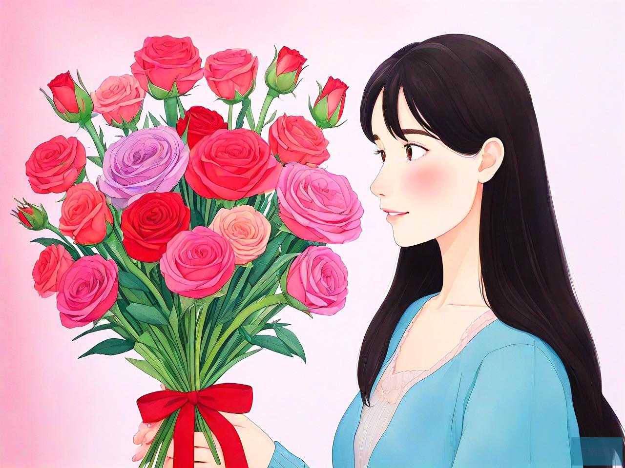给姐姐送花贺卡怎么写