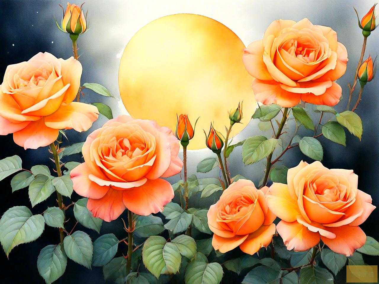 橙色月季花有哪些品种