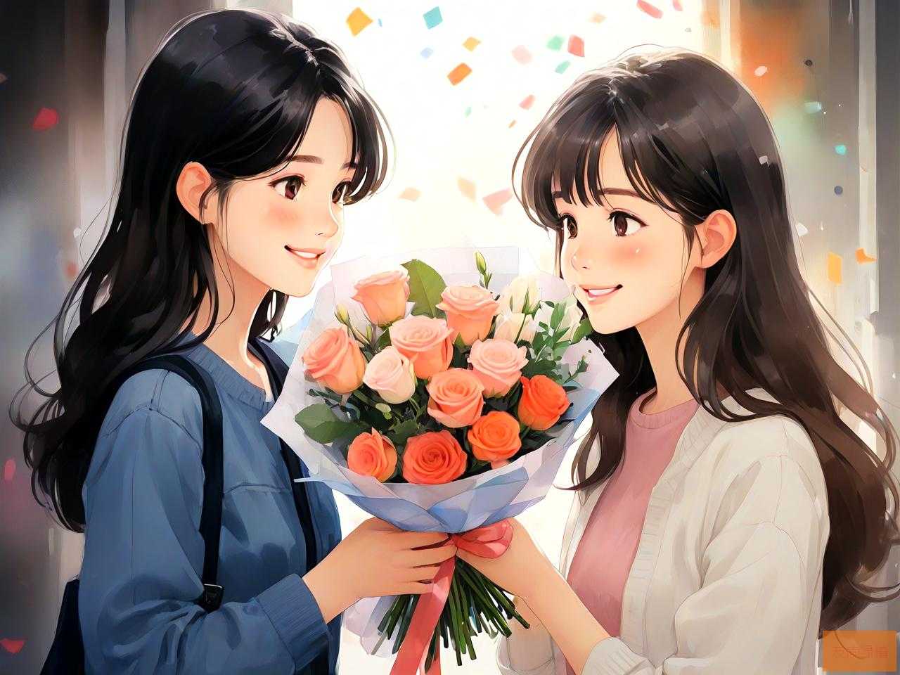 女的朋友生日送什么花