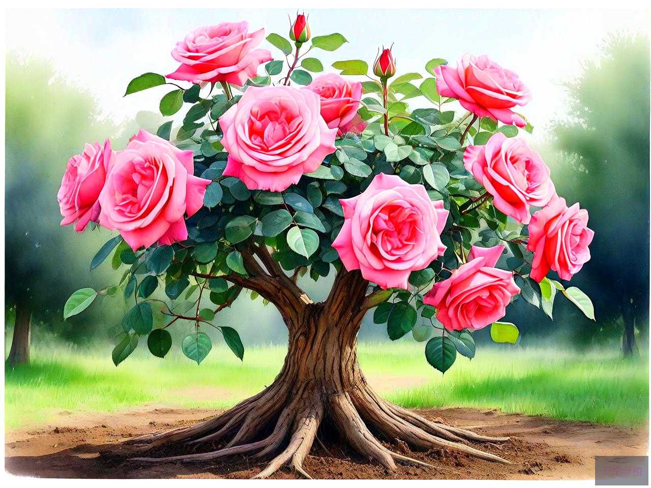 月季花树桩的养殖方法