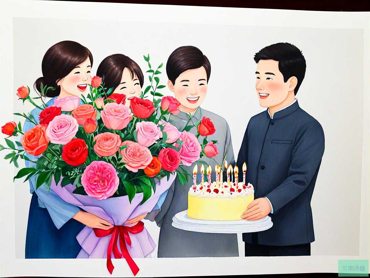 领导过生日送什么花好