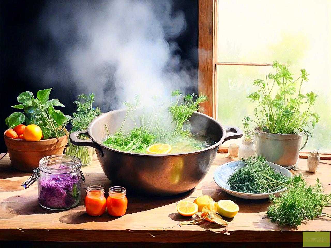 什么植物可以煮水染发