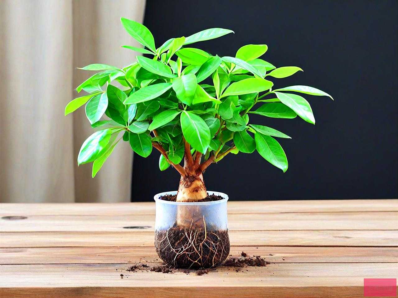 小根发财树怎么培植的