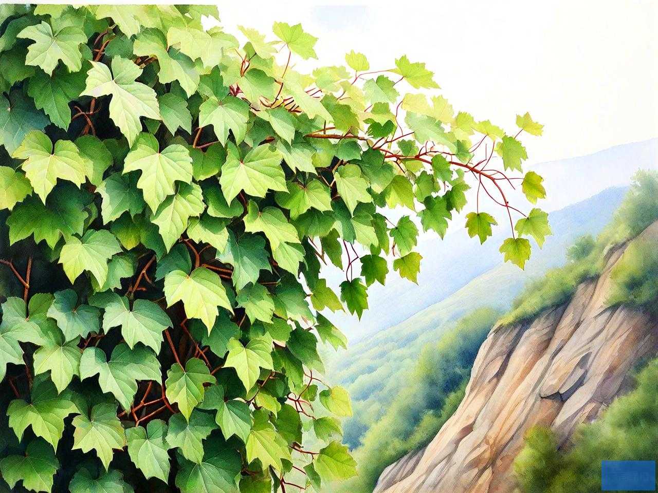 爬山虎是如何往上爬的