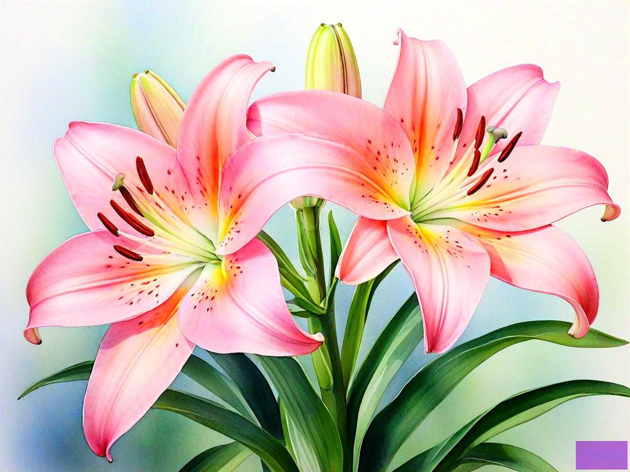 百合花的苗是什么样子