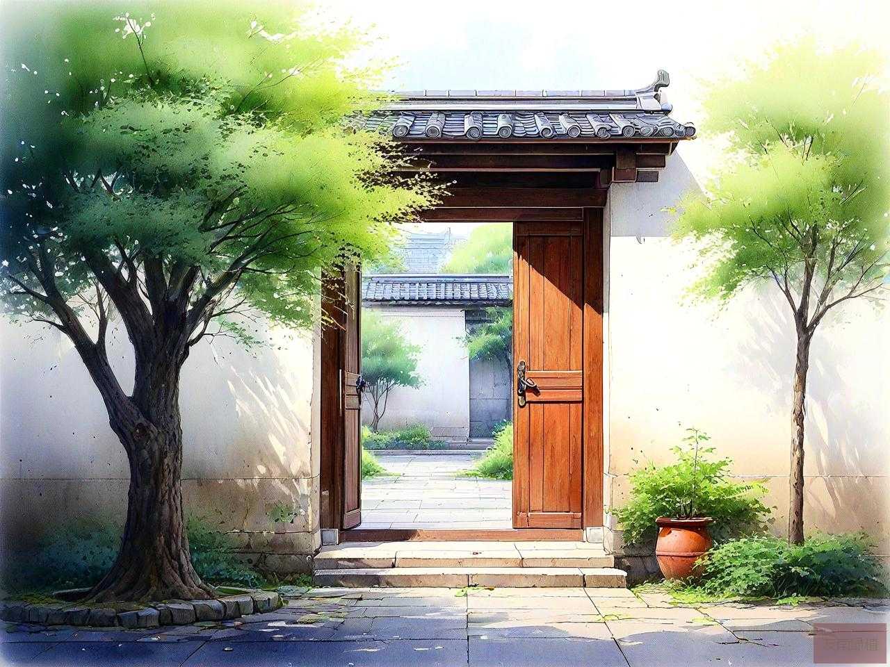 门口能栽什么树风水好