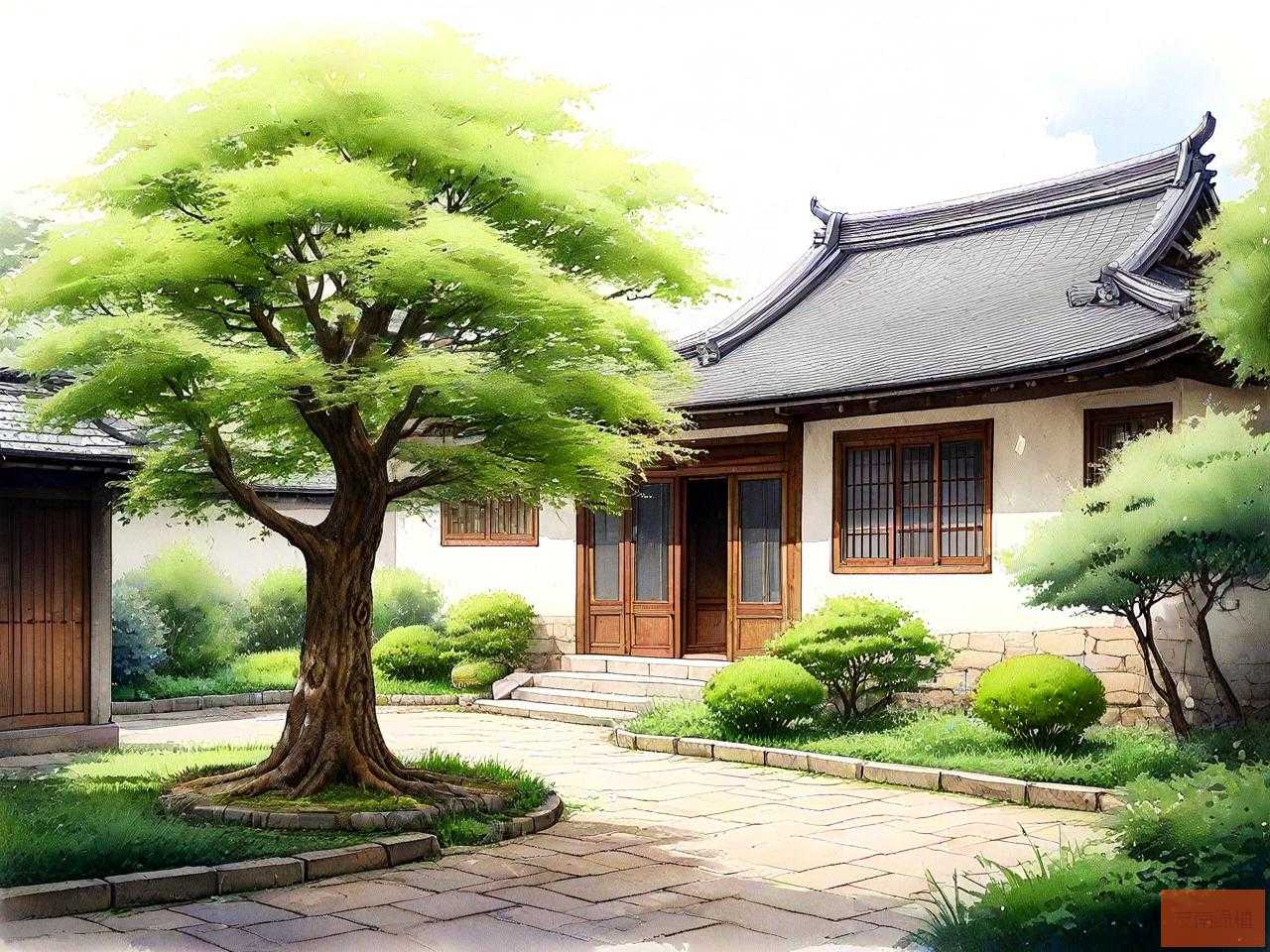 庭院前面适合种什么树