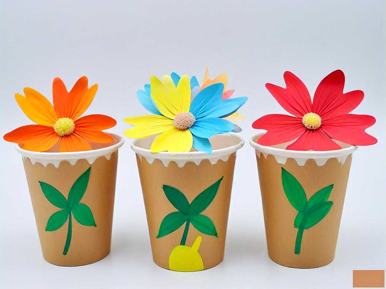 纸杯做花手工制作大全