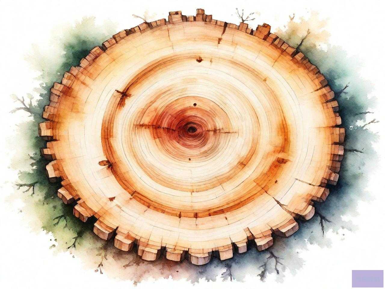 树的年轮较疏的向着什么面较密的向着什么面