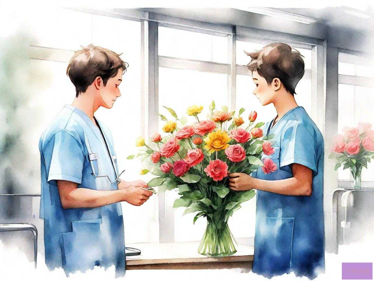 医院 看病人送什么花