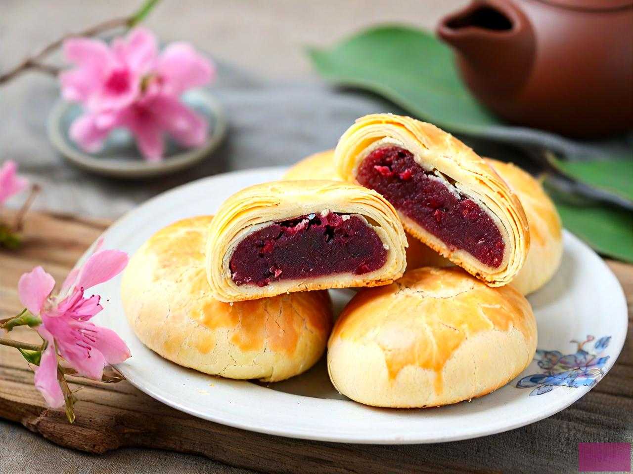 鲜花饼云南特产潘祥记