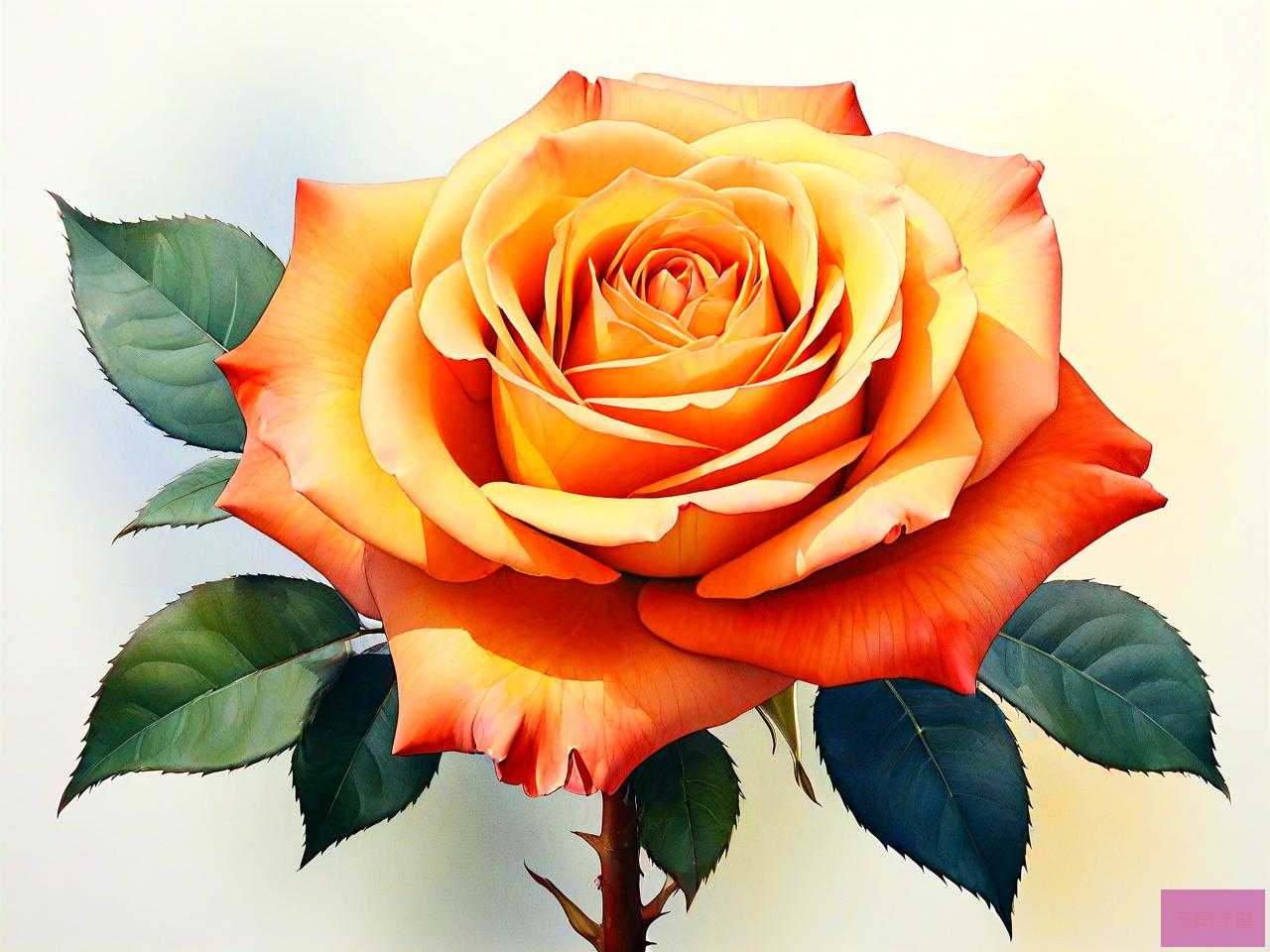 橙色玫瑰花代表的含义