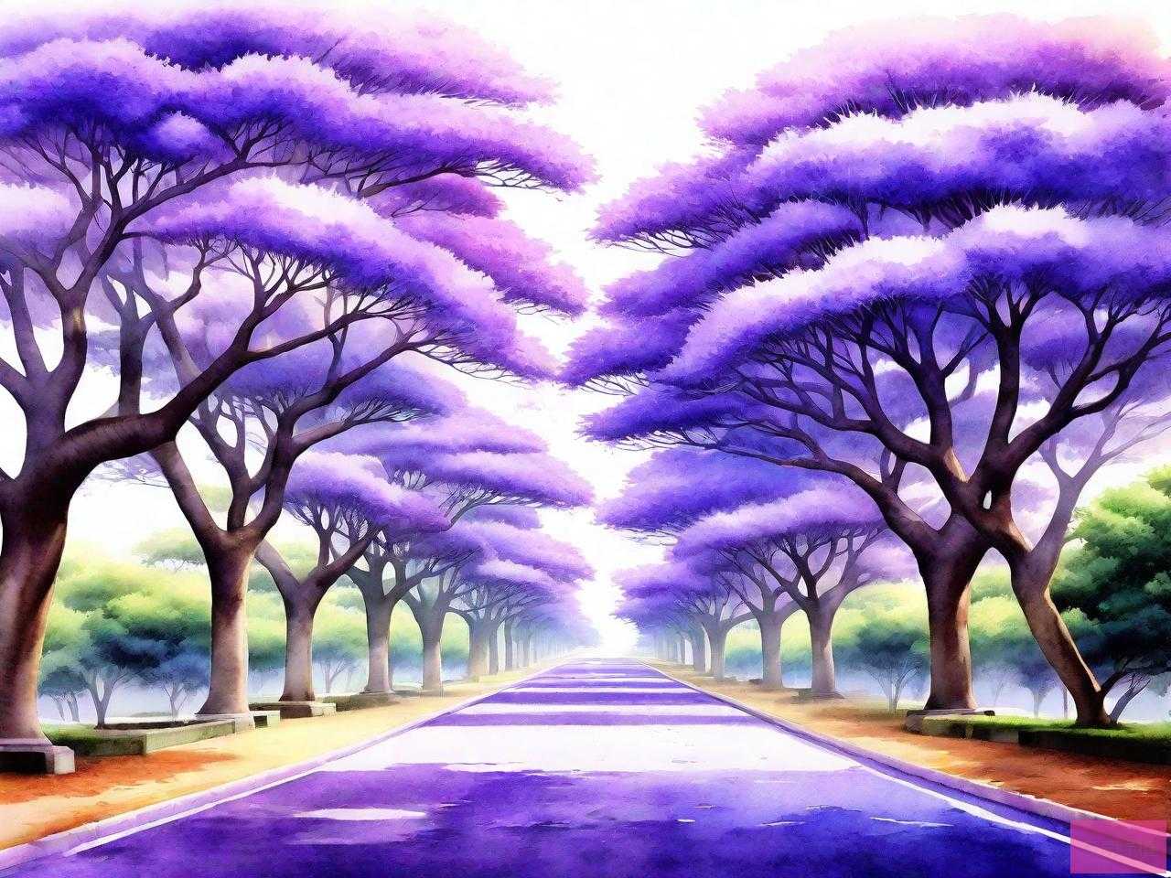南非蓝楹花大道