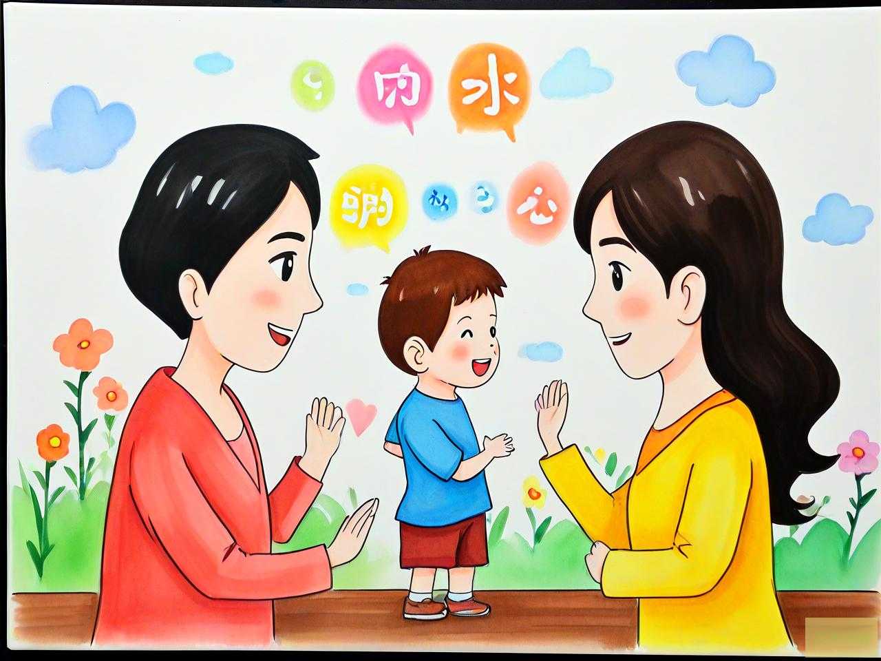 爸爸妈妈对幼儿的话语