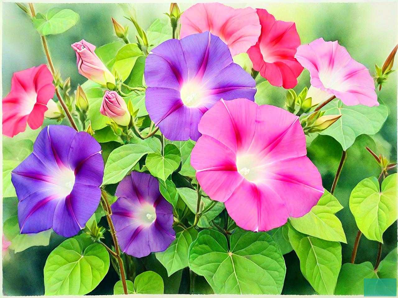 牵牛花是什么颜色的花
