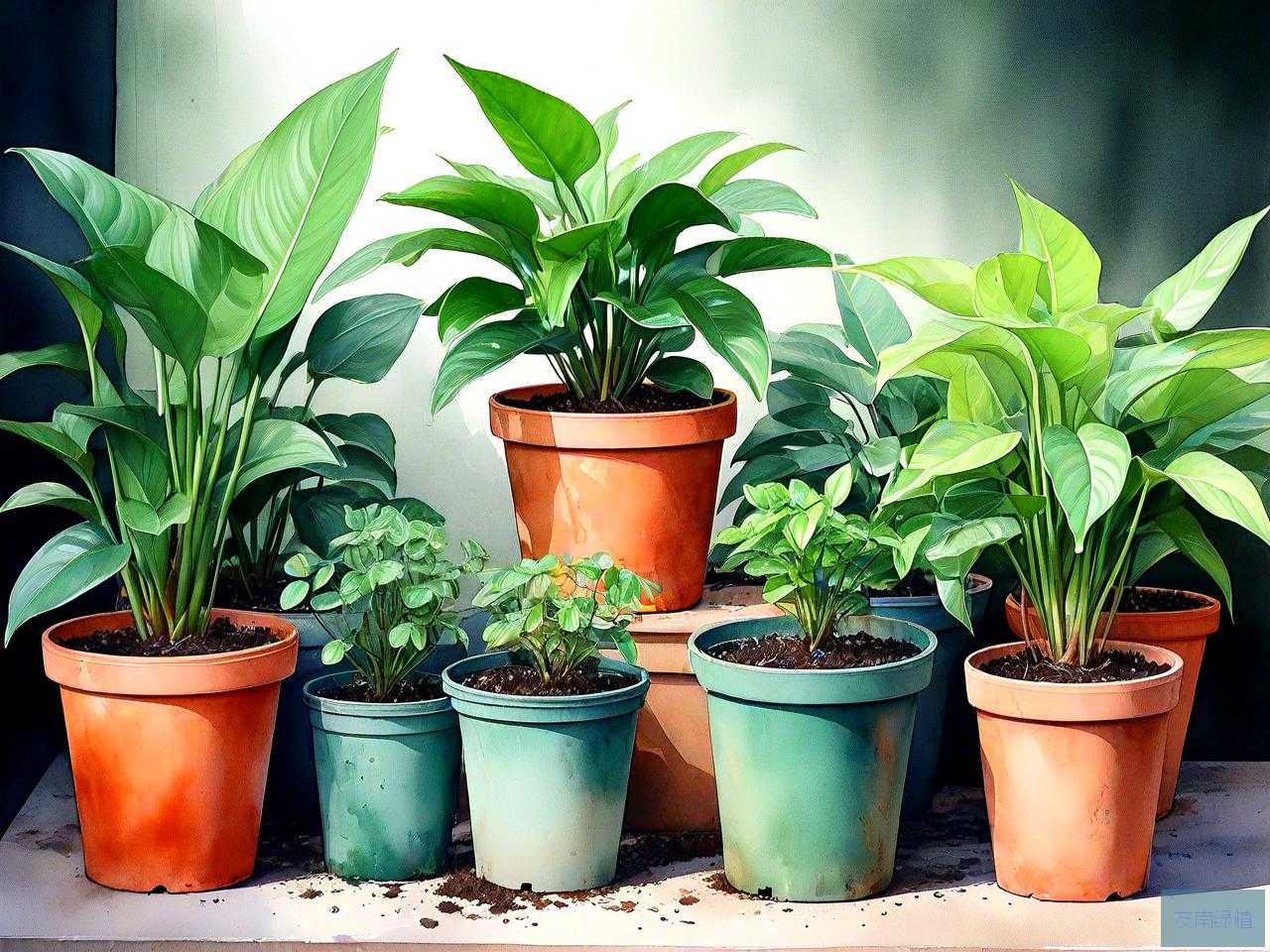 绿植盆栽的种植及培养