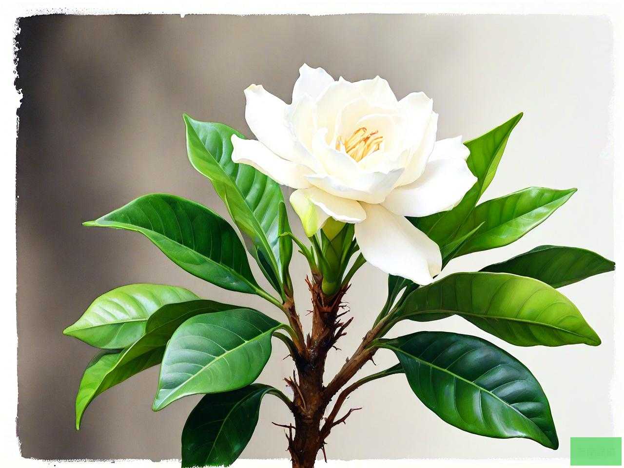 栀子花花骨朵根部变黑
