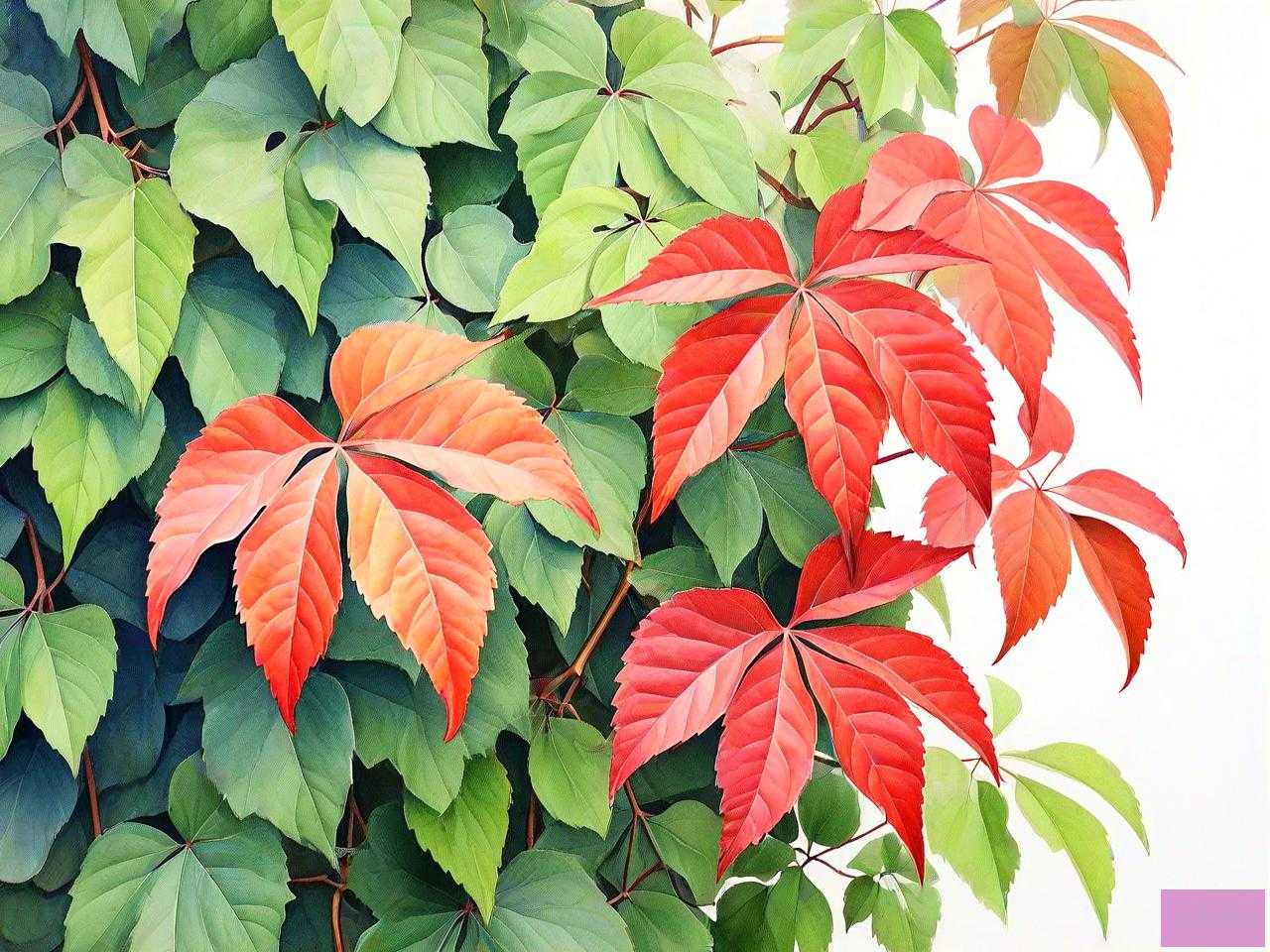 爬山虎植物的生长过程