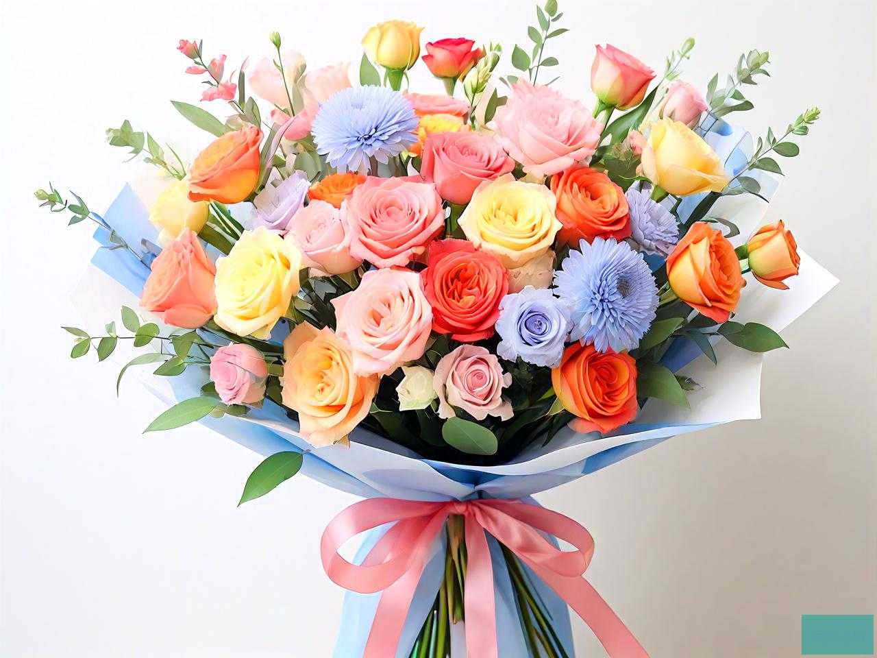 老公生日花束送什么花