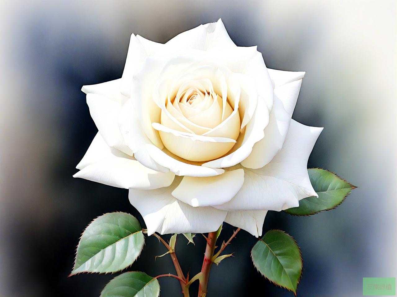 白玫瑰花的花语和象征
