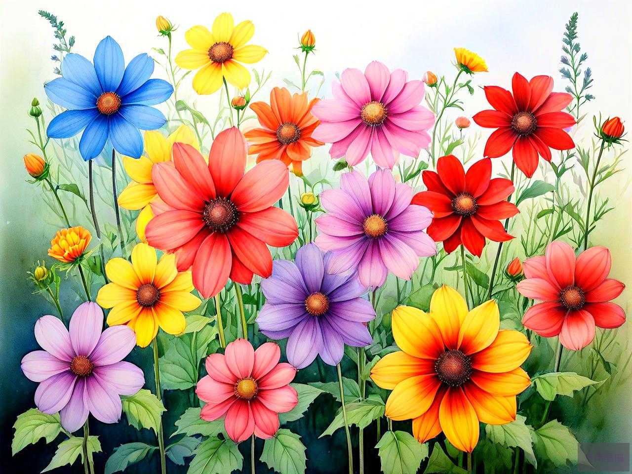 种什么花一年四季开花