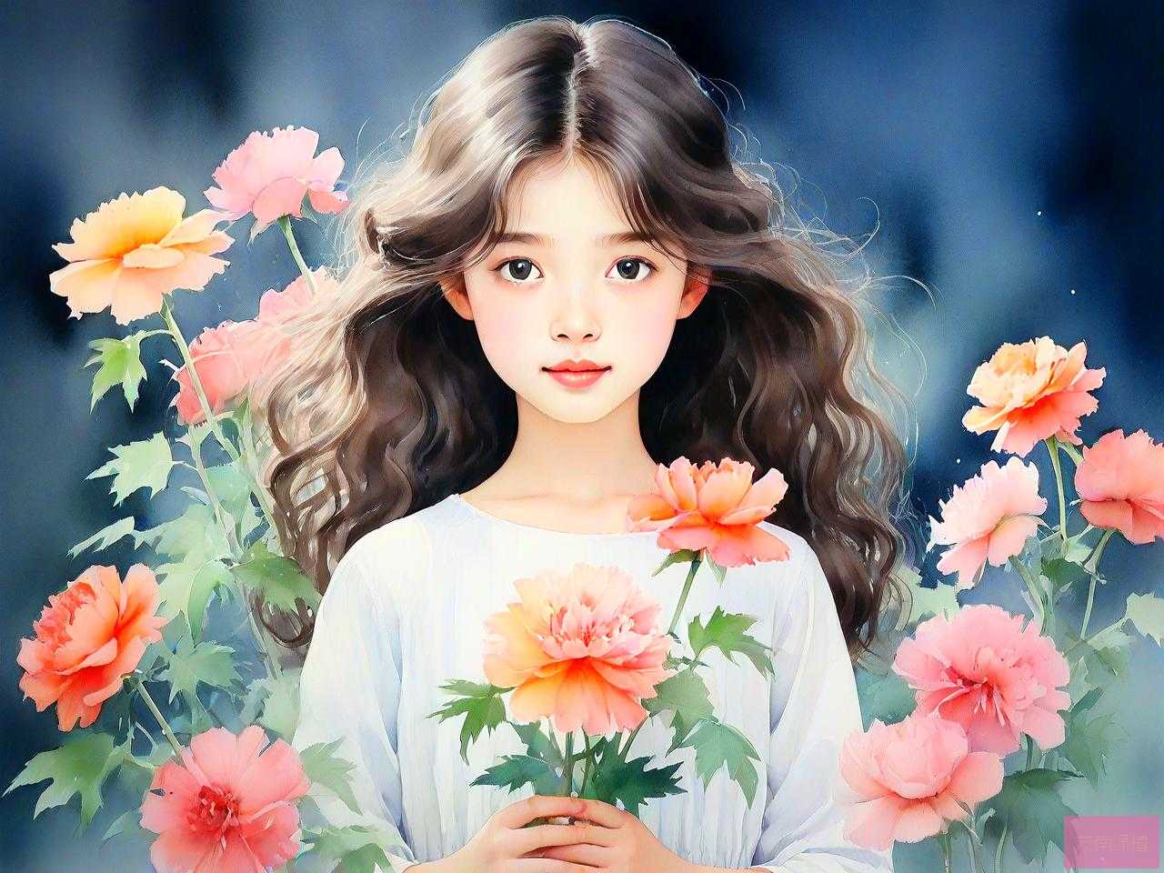 女孩子比较喜欢什么花