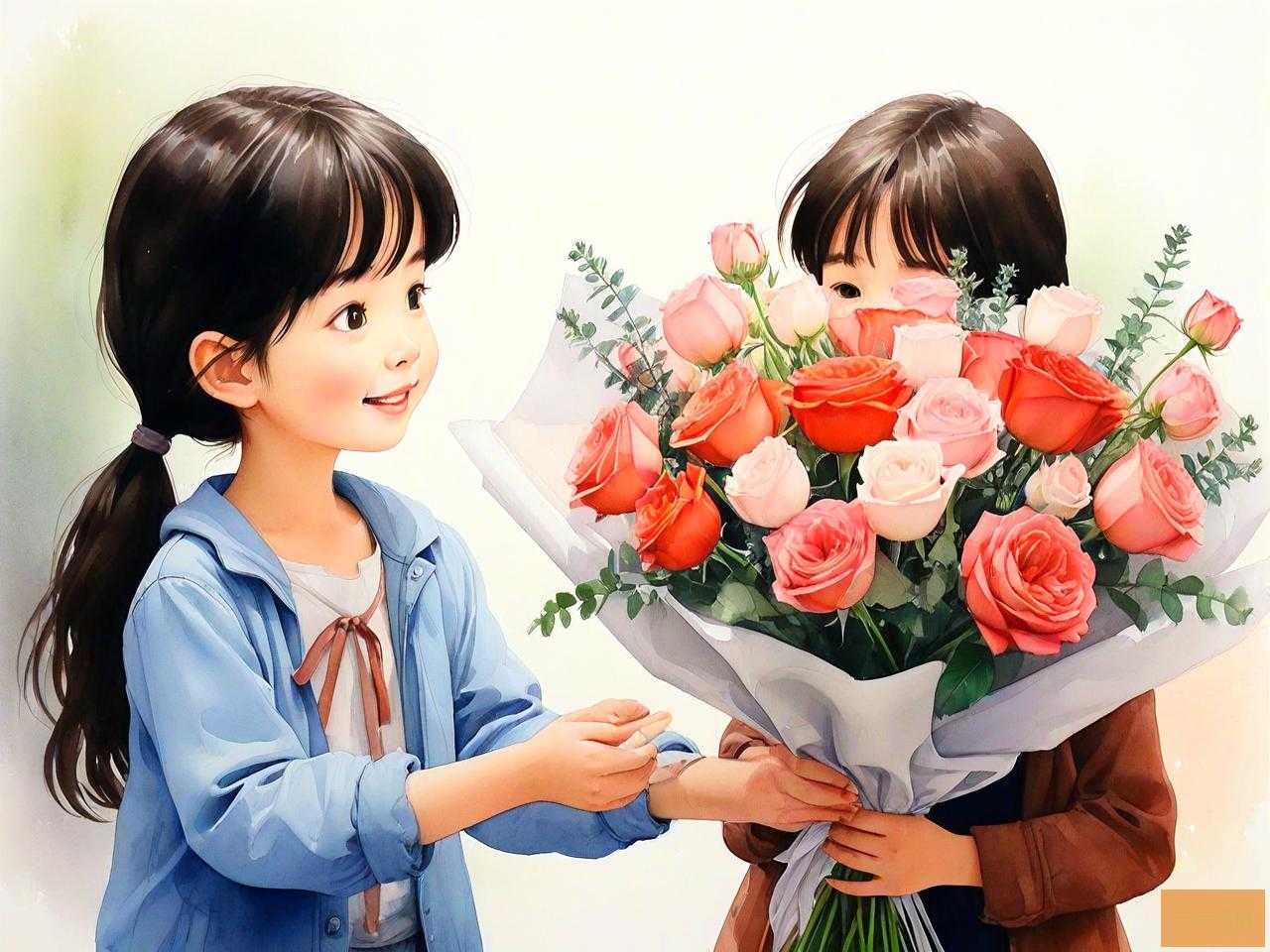 初次见面送女生什么花